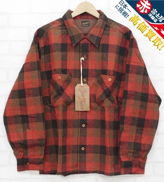 4T2414/未使用品 テンダーロイン T-WOOL SHT P TENDERLOIN ウールチェックシャツ