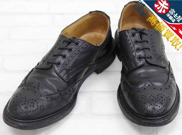 1S6878/トリッカーズ ロフトマン別注 5633 BOURTON カントリーブローグシューズ Trickers ウイングチップシューズ