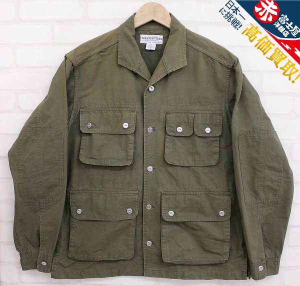 2T4595/ササフラス ウィーズ&グラスハーフシャツ SASSAFRAS WEEDS&GRASS HALF