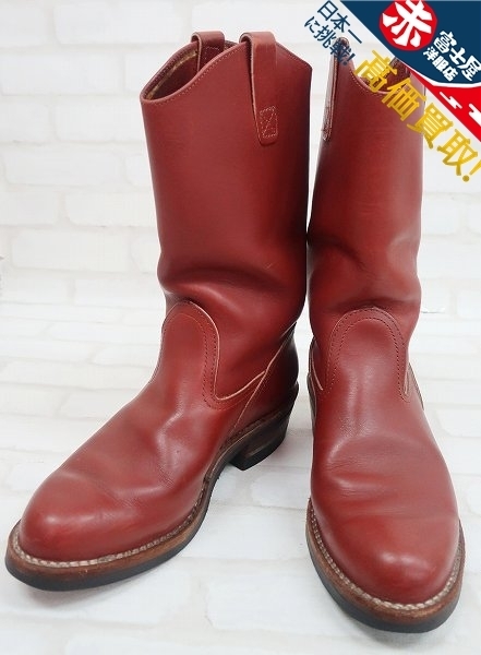1S6166/ウエスコ ウエスタンボス ブーツ レッドウッド WESCO