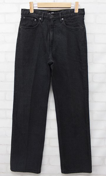 2P1648/新品 AURALEE WASHED HARD TWIST DENIM WIDE PANTS オーラリー ツイストデニム