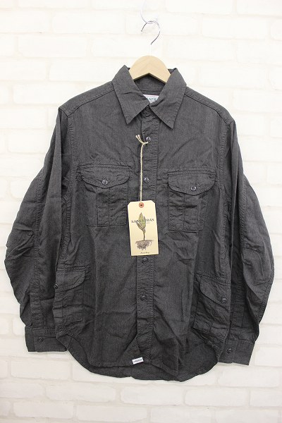 1T5749/新品 ササフラス ボタニカルスカウトシャツ SASSAFRAS