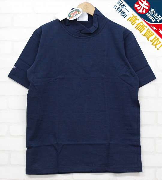 3T0960-2/新品 バーバリアン 17ss 半袖モックネックシャツ BARBARIAN