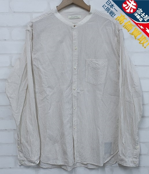 5T3680/OLDJOE STUD BUTTON BAND COLLAR SHIRTS オールドジョー バンドカラーシャツ 181SH02