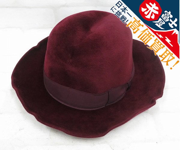 JK1H4989/ワコマリア×渡辺俊美 ANDREA ウールハット モデル WACKO MARIA TOSHIMI WATANABE