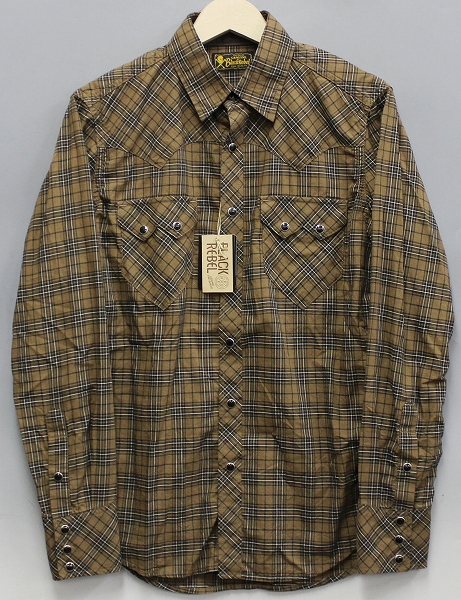 新品 ルードギャラリー JUDAH チェックウエスタンシャツ