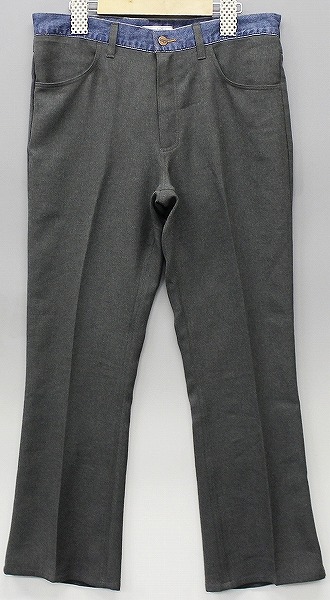 未使用品 ロンハーマン×ラングラー デニム切替スラックス