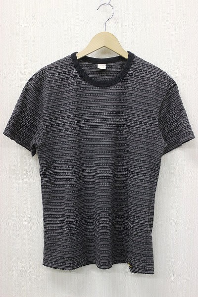 フラットヘッド ジャガードボーダーTシャツ