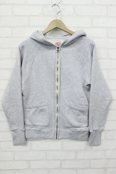 1T4355o/リアルマッコイズ スウェットジップパーカー