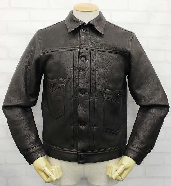 1J5638o/未使用品 フリーホイーラーズ ゴールドディガー レザージャケット FREEWHEELERS 38