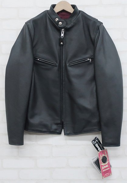 SU2J6714/未使用品 ショット 641XX レザーライダース Schott 34