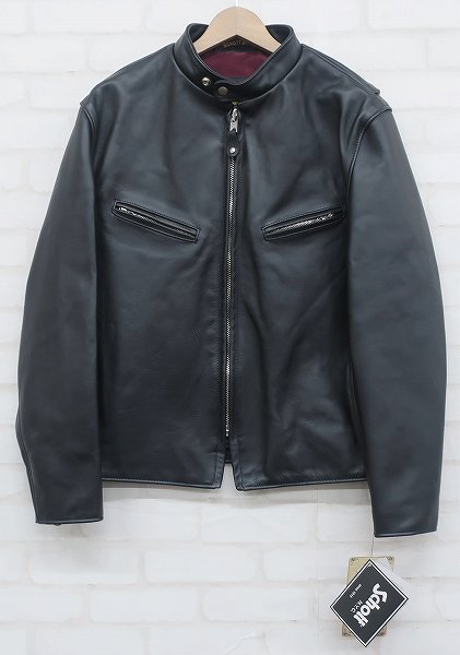 2J6220/新品 ショット 641XX Schott レザーライダース 44