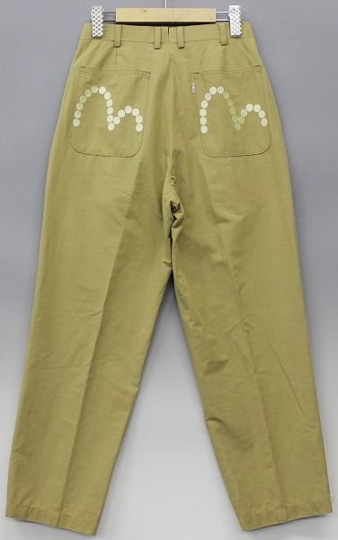 エヴィス ボールカモメ刺繍 スラックス EVISU