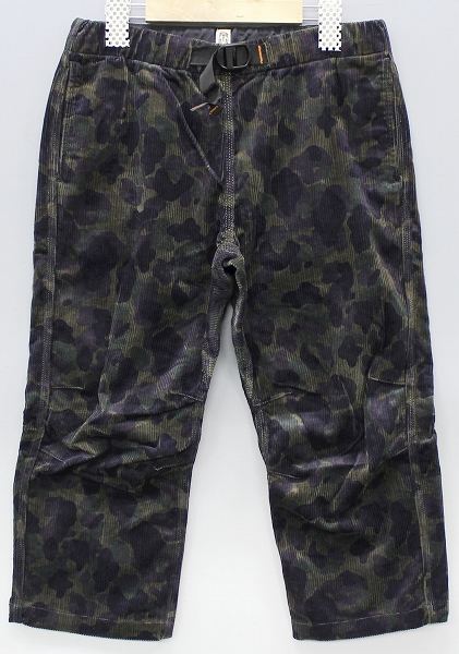 ワイルドシングス×KATO カモ柄クロップドパンツ