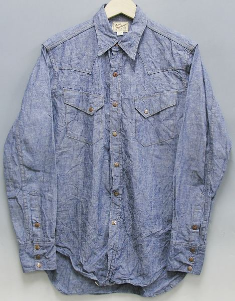 ジョーマッコイ ウエスタンシャンブレーシャツ JOE McCOY