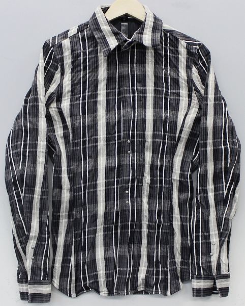 極上 wjk check hook shirt チェックフックシャツ