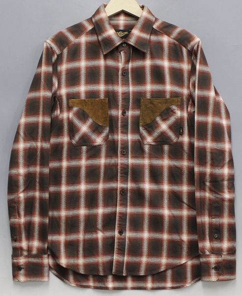 ロストコントロール オンブレチェックシャツ