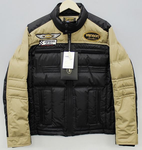バンソン ホワイトダックダウンライダース VANSON